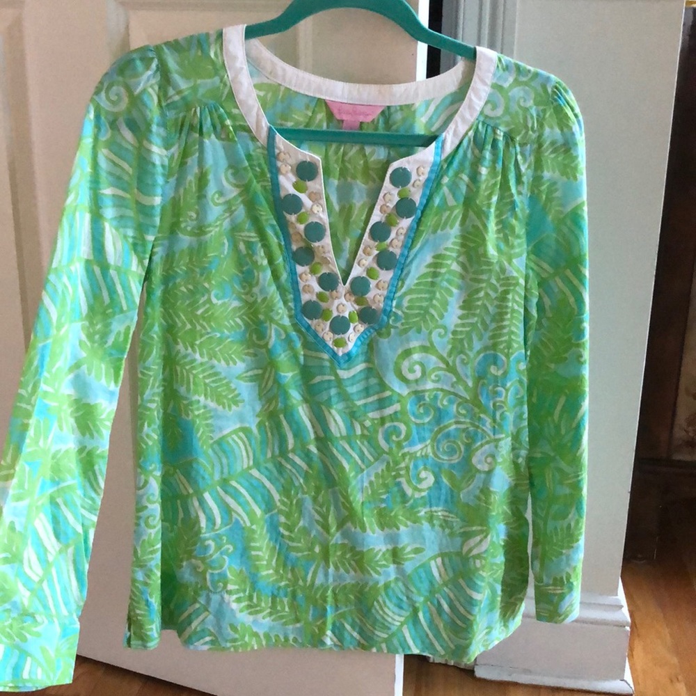 Lily Pulitzer beaded tunic